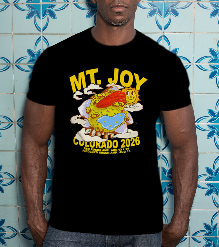 MT. Joy Colorado 2026 Red Rocks Amphitheater August 13 14 Fiddler's Green August 15 T-Shirt