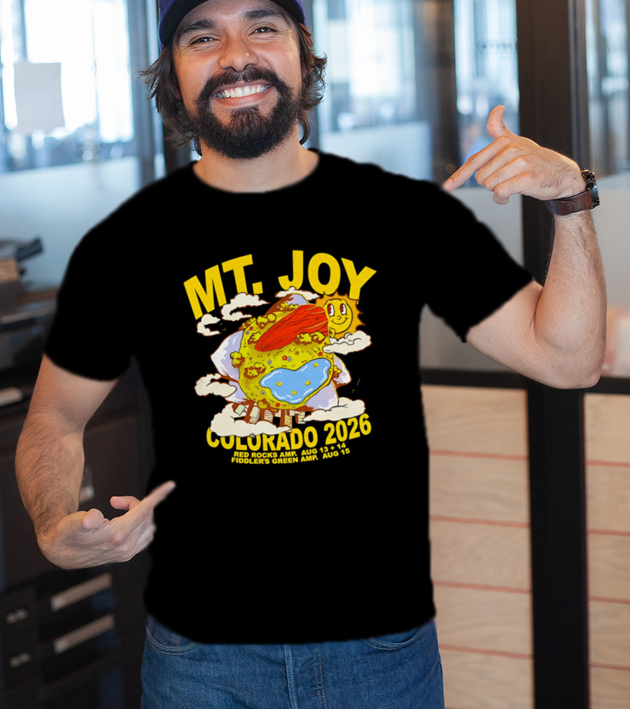 MT. Joy Colorado 2026 Red Rocks Amphitheater August 13 14 Fiddler's Green August 15 T-Shirt