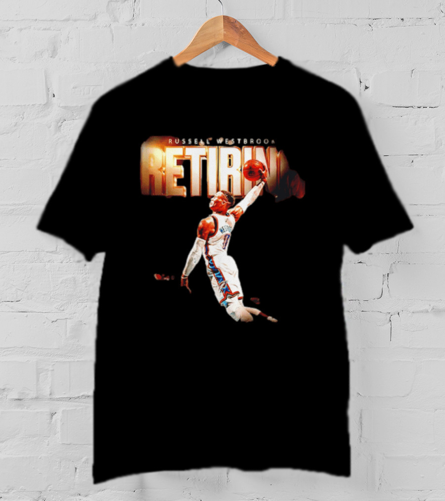 Russell Westbrook Retiring OKC Thunder Legend Dunk T-Shirt