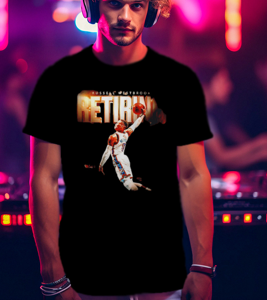 Russell Westbrook Retiring OKC Thunder Legend Dunk T-Shirt