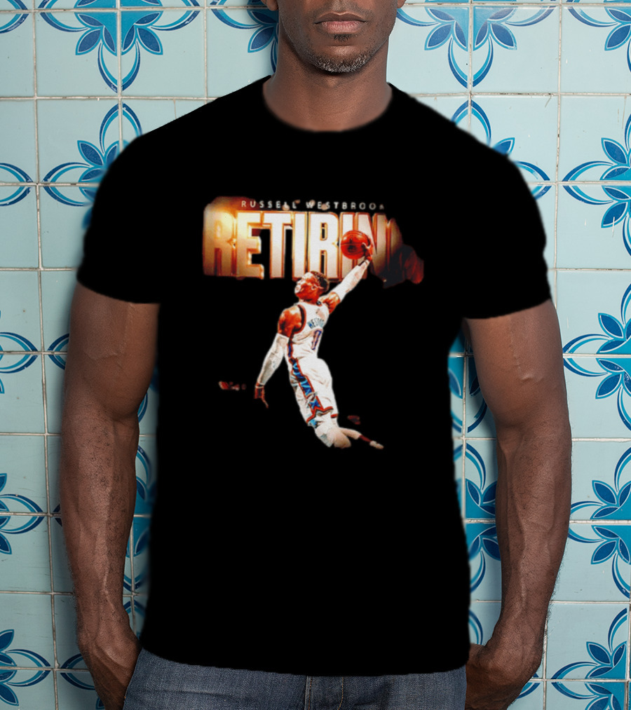 Russell Westbrook Retiring OKC Thunder Legend Dunk T-Shirt