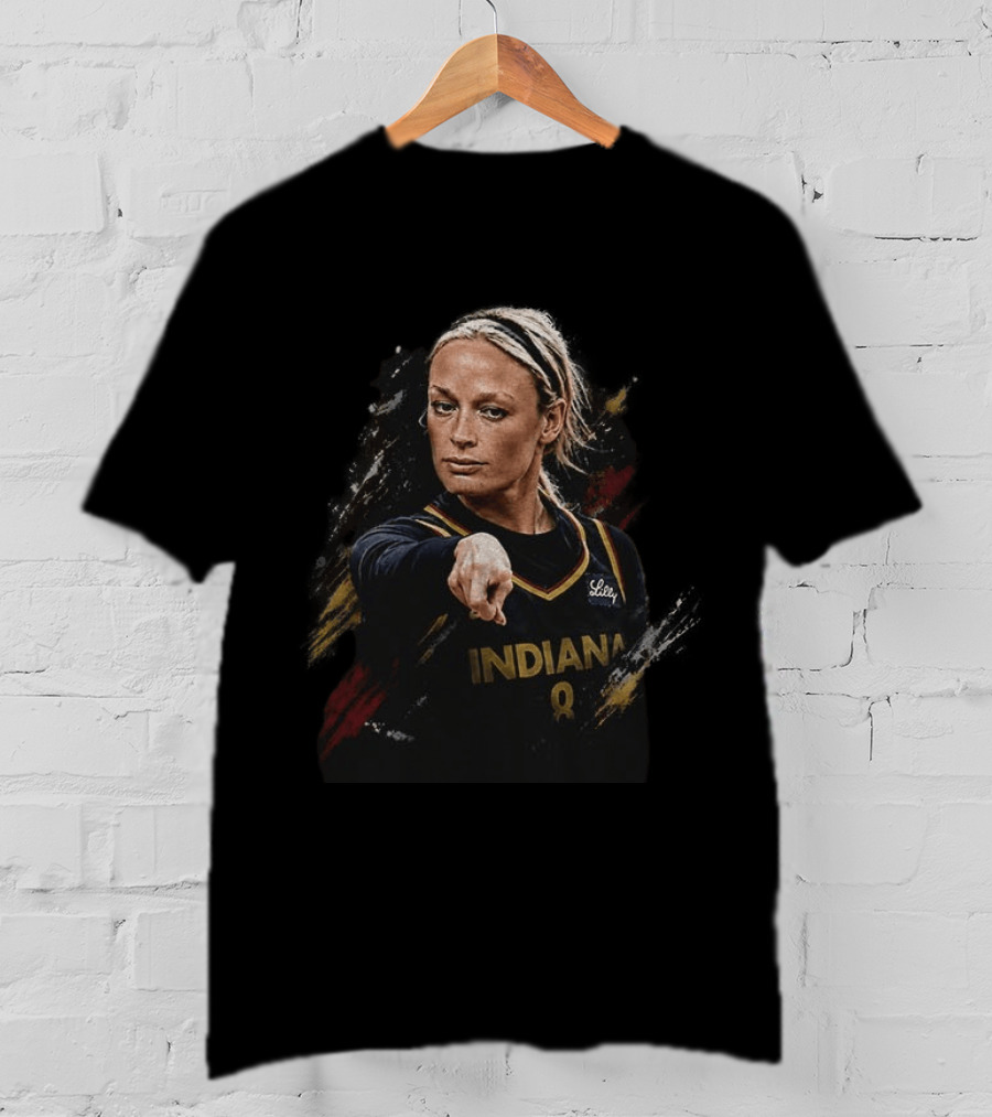 Indiana Basketball Sophie Cunningham Pointing Gesture 8 Jersey T-Shirt