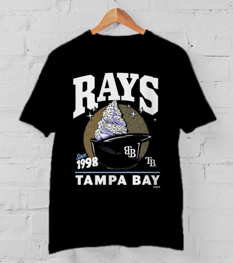 Rays Tampa Bay Since 1998 Ice Cream 2026 TB Cup T-Shirt