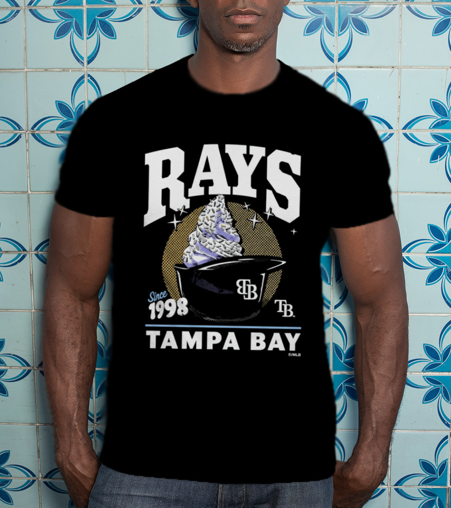 Rays Tampa Bay Since 1998 Ice Cream 2026 TB Cup T-Shirt