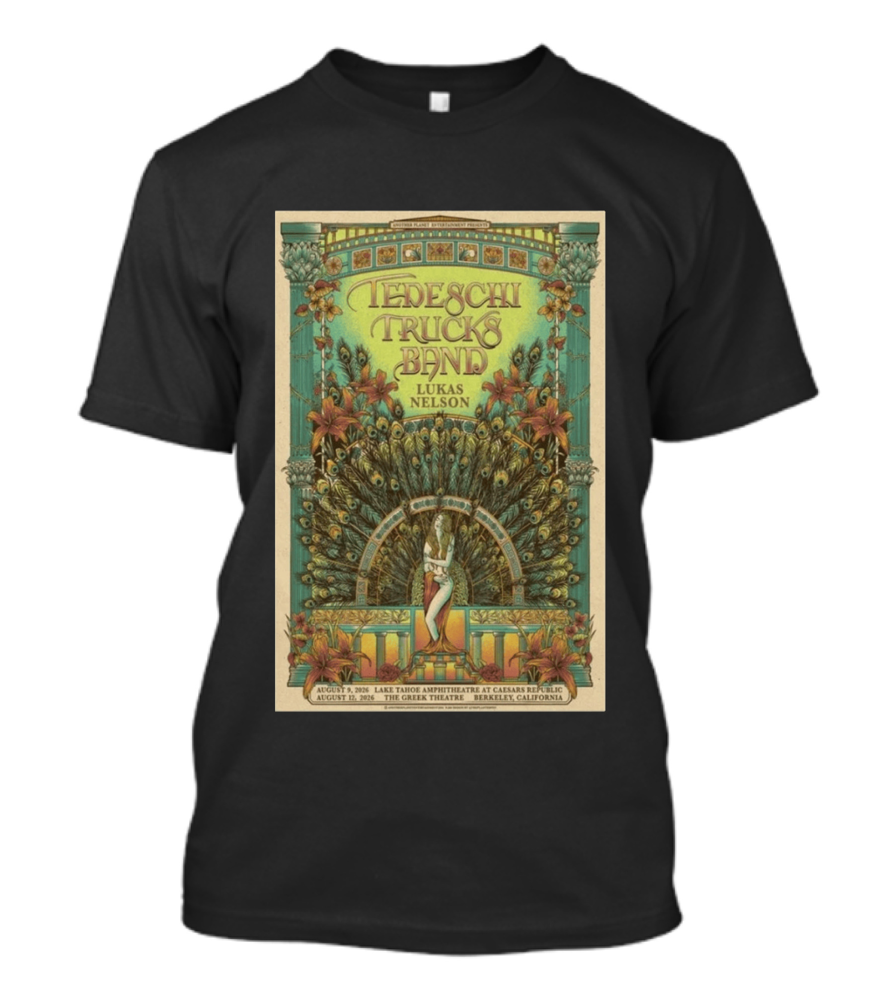 Tedeschi Trucks Band Lukas Nelson August 17 2026 The Greek Theatre Berkeley California T-Shirt