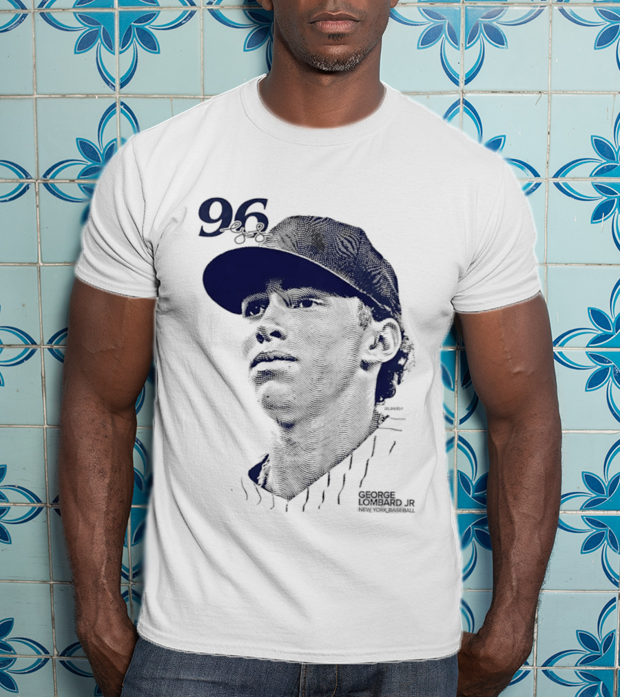 George Lombard Jr. 96 New York Yankees Baseball Lineage Series T-Shirt
