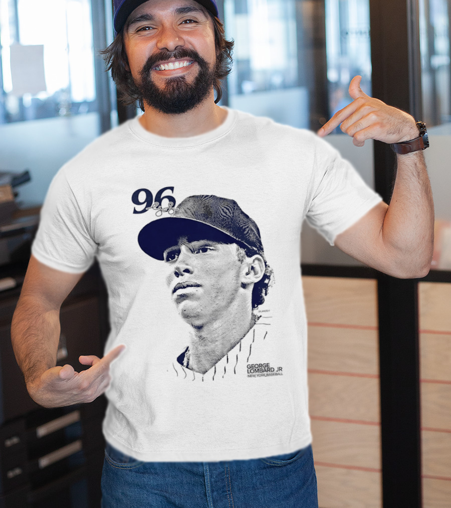 George Lombard Jr. 96 New York Yankees Baseball Lineage Series T-Shirt