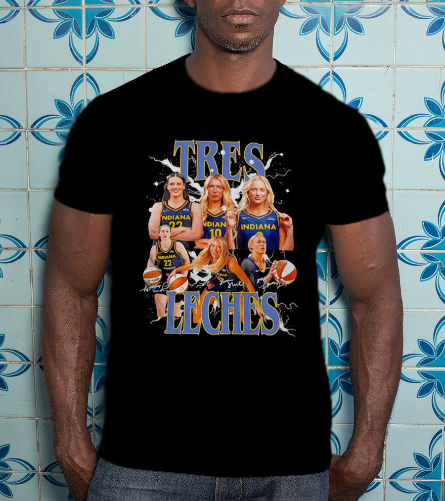 Indiana Fever Tres Leches Basketball Players T-Shirt