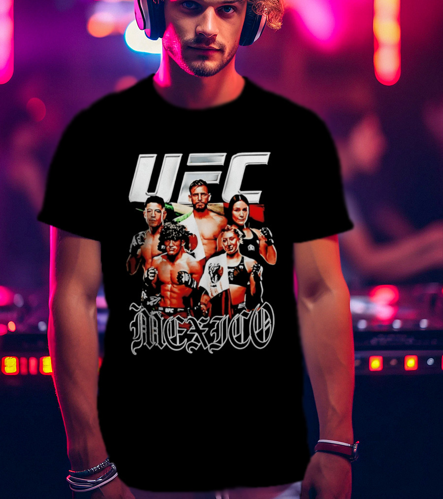 UFC Mexico Noche Fighters Collection Quasar T-Shirt