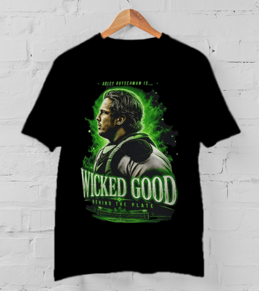 Adley Rutschman Wicked Good Behind The Plate Boston Red Sox Catcher T-Shirt