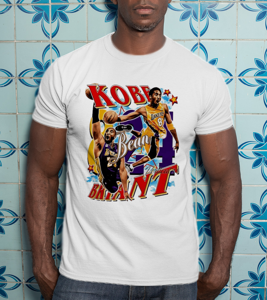 Kobe Bryant Bean Los Angeles Lakers 24 Dedication T-Shirt