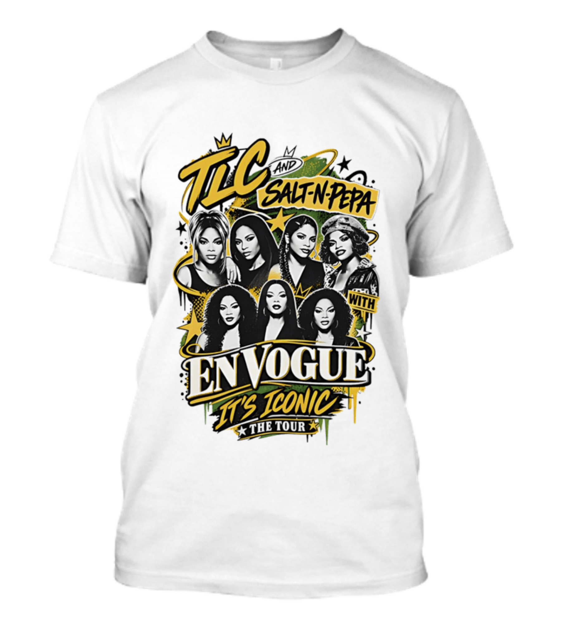 TLC Salt N Pepa En Vogue It's Iconic Tour T-Shirt