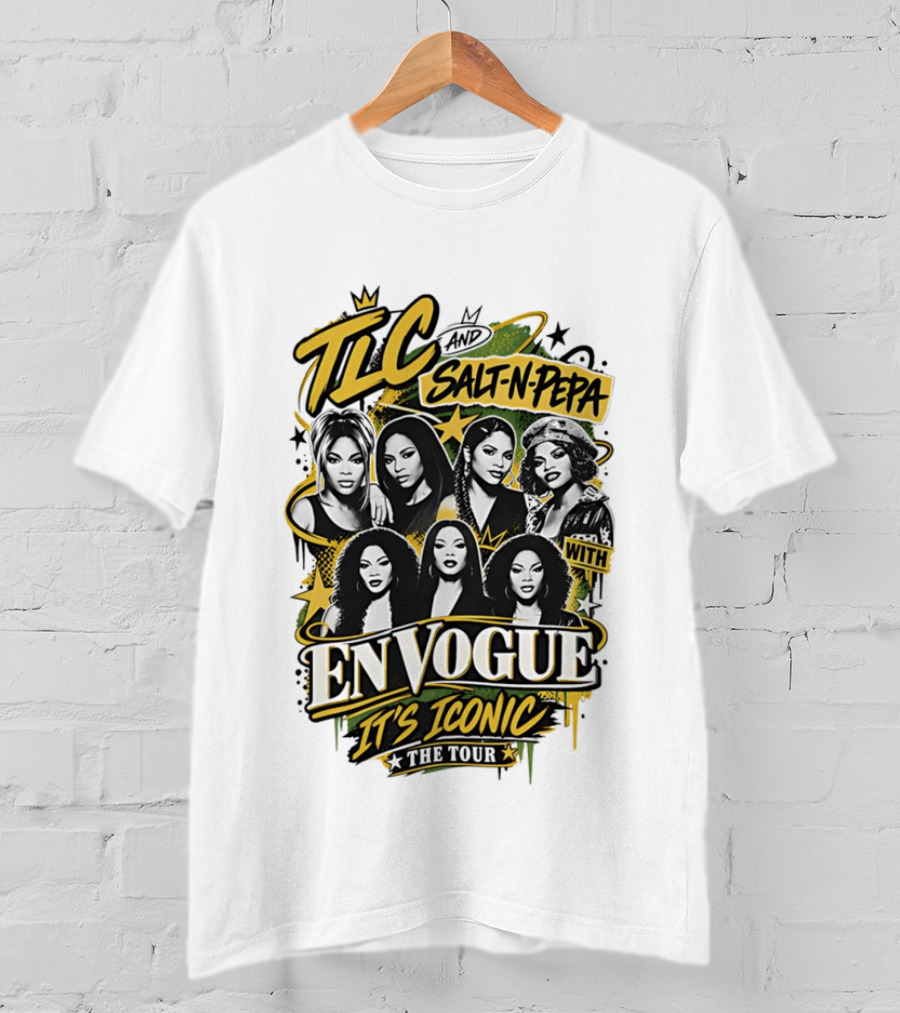 TLC Salt N Pepa En Vogue It's Iconic Tour T-Shirt