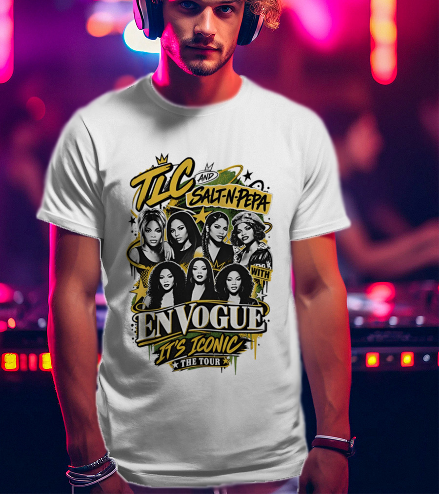 TLC Salt N Pepa En Vogue It's Iconic Tour T-Shirt