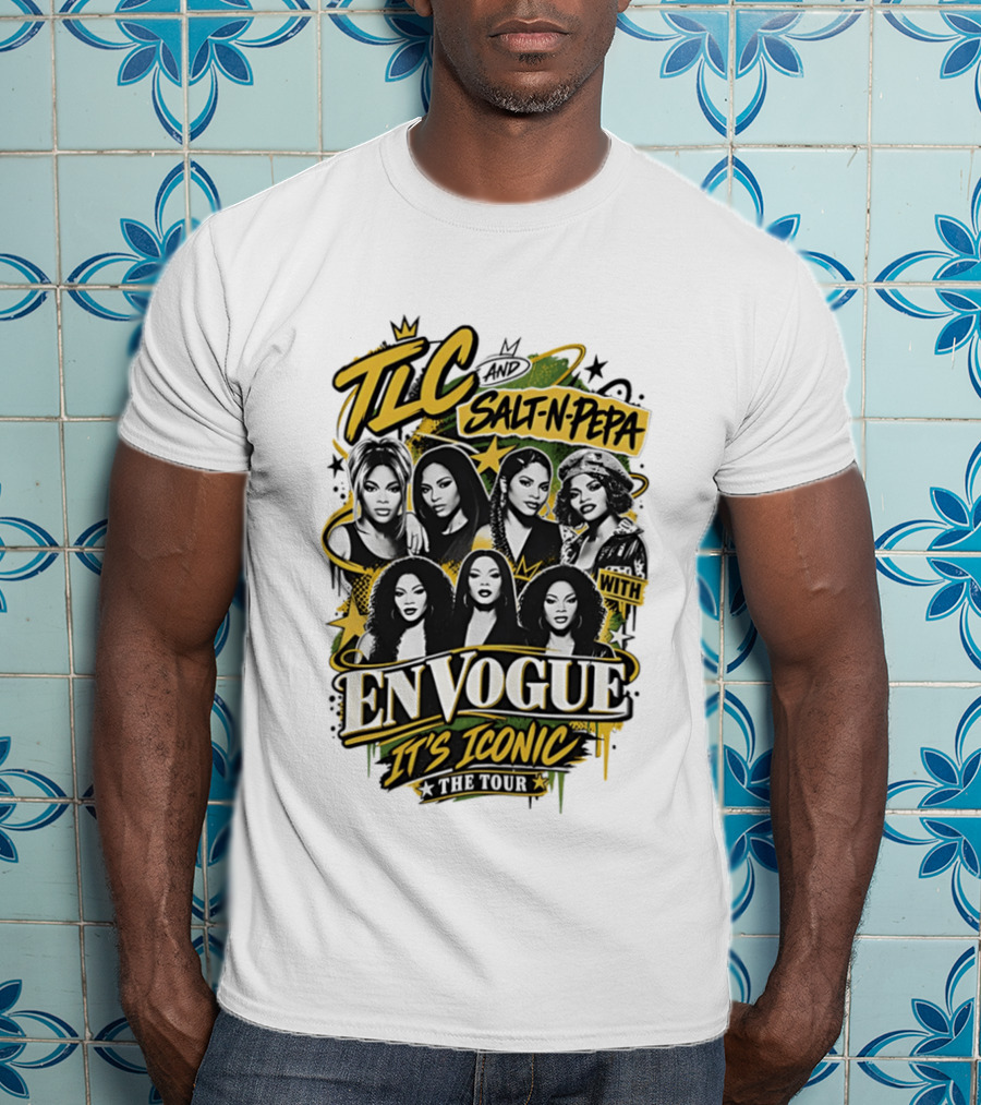 TLC Salt N Pepa En Vogue It's Iconic Tour T-Shirt