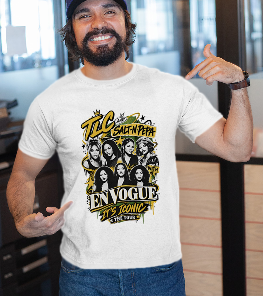 TLC Salt N Pepa En Vogue It's Iconic Tour T-Shirt