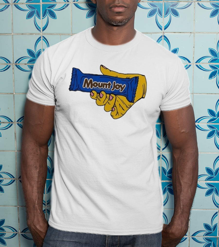 Mount Joy Candy Wrapper Hand Holding T-Shirt