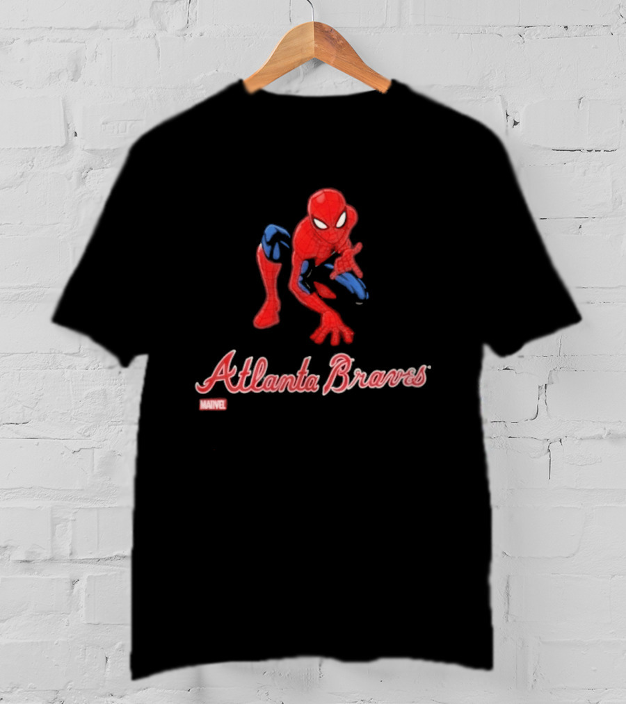 Atlanta Braves Spider Man Collaboration Marvel 2026 Brand New Day T-Shirt