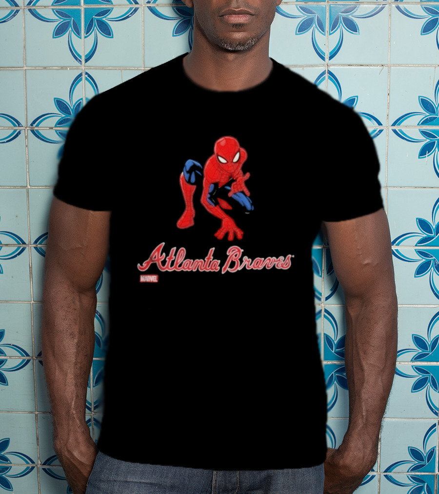 Atlanta Braves Spider Man Collaboration Marvel 2026 Brand New Day T-Shirt