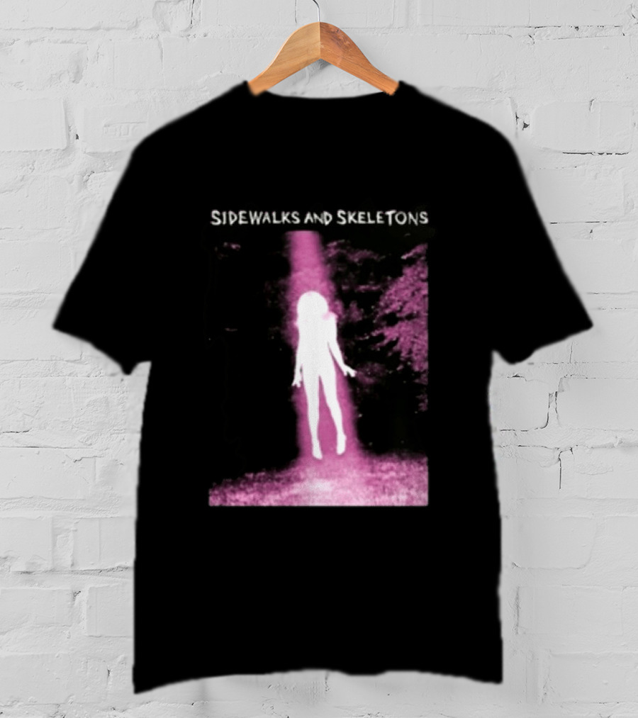 Sidewalks And Skeletons Ethereal Gothic Aesthetic Phantom Scene T-Shirt