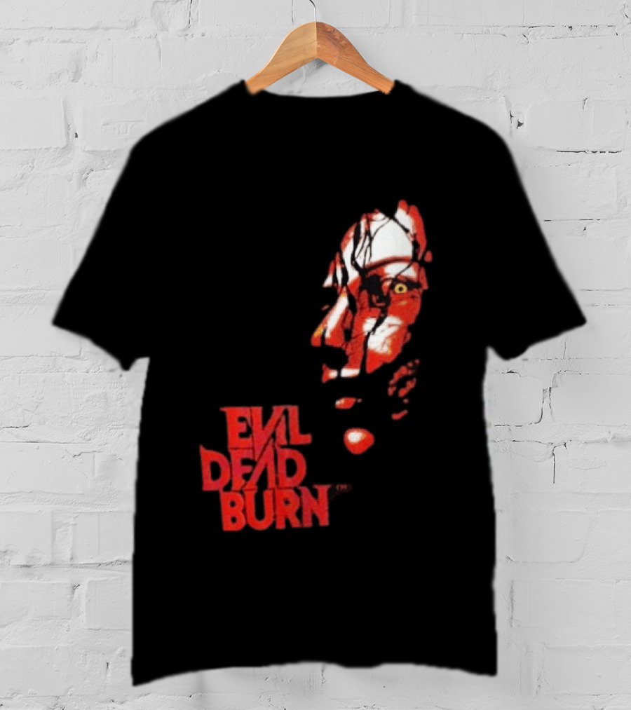Halloween Horror Nights 2026 Evil Dead Burn Face Red T-Shirt