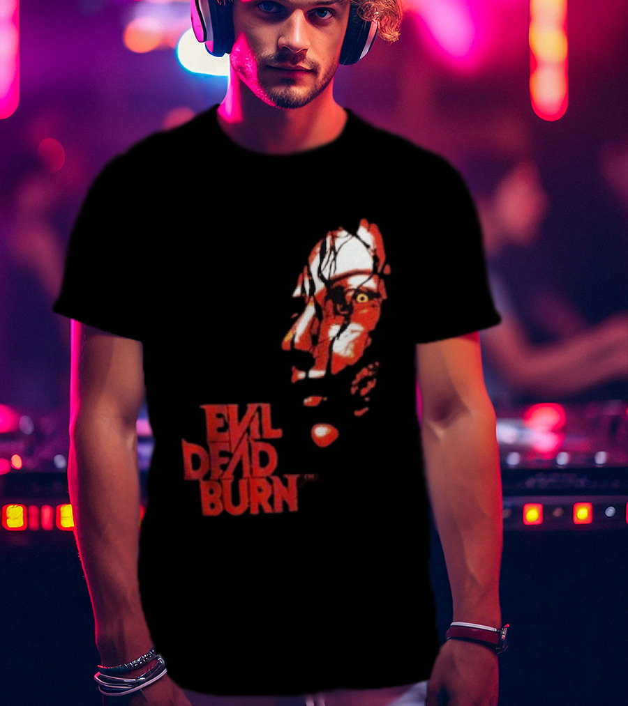 Halloween Horror Nights 2026 Evil Dead Burn Face Red T-Shirt
