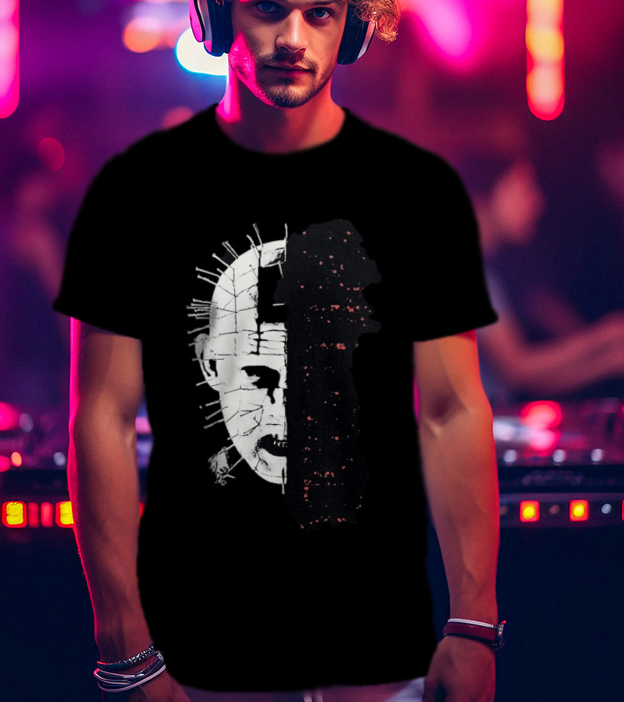Halloween Horror Nights 2026 Hellraiser Pinhead Split T-Shirt