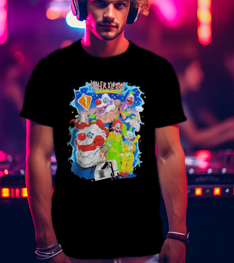 Killer Klowns From Outer Space Halloween Horror Nights 2026 Theme Park Journey T-Shirt