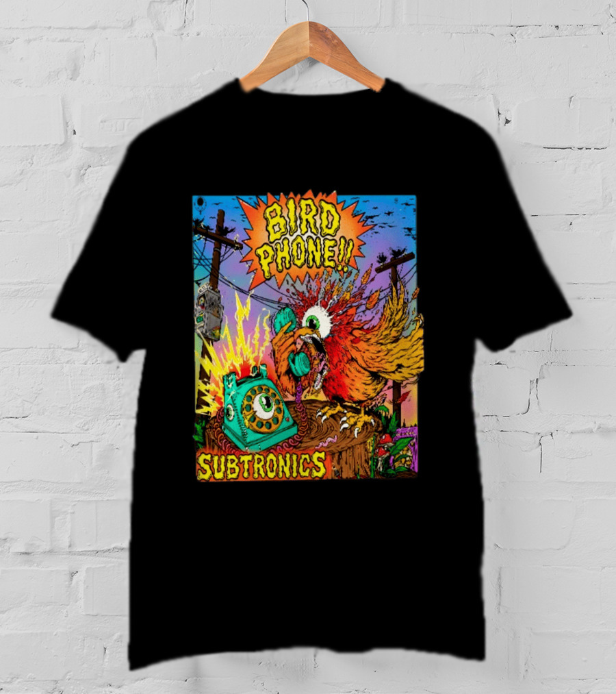 SUBTRONICS Bird Phone 2026 Friday Explosion T-Shirt