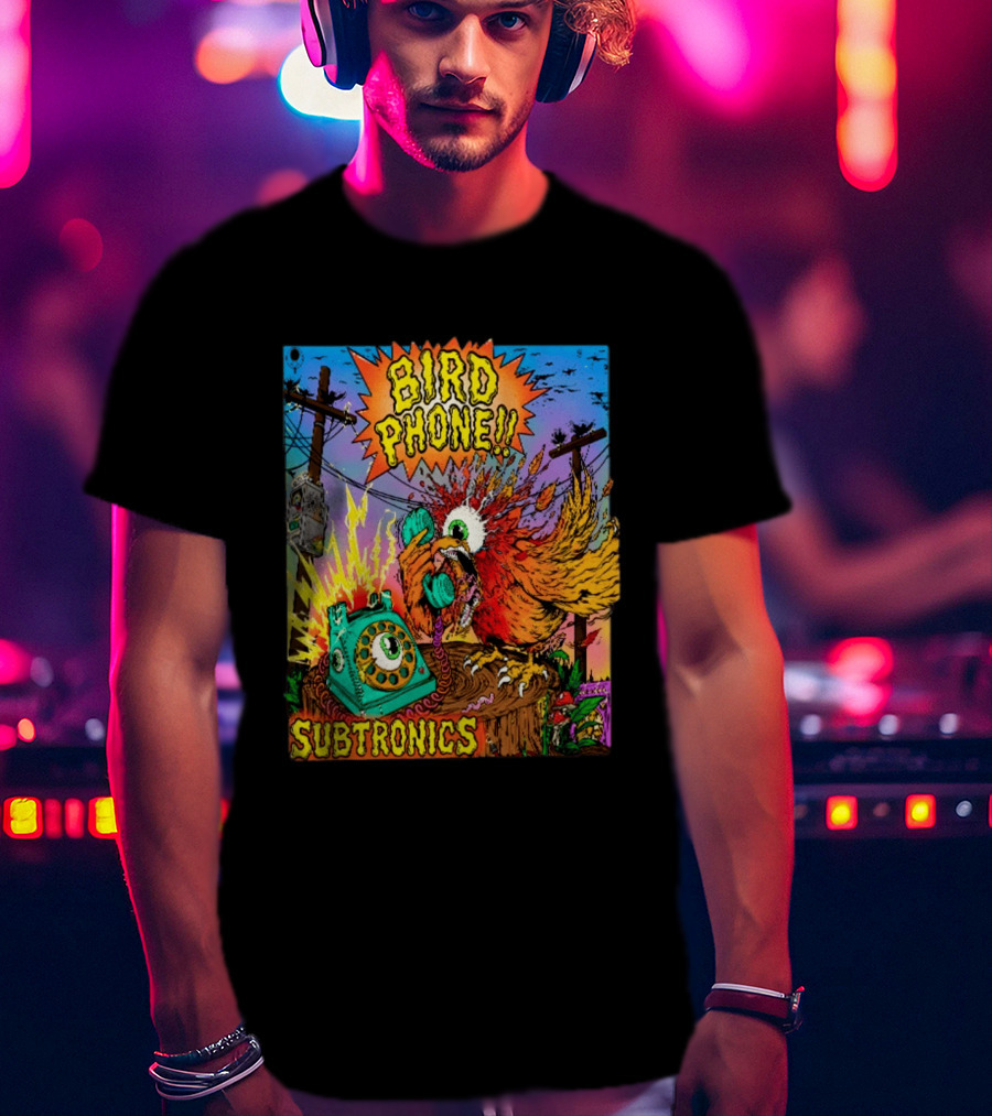 SUBTRONICS Bird Phone 2026 Friday Explosion T-Shirt