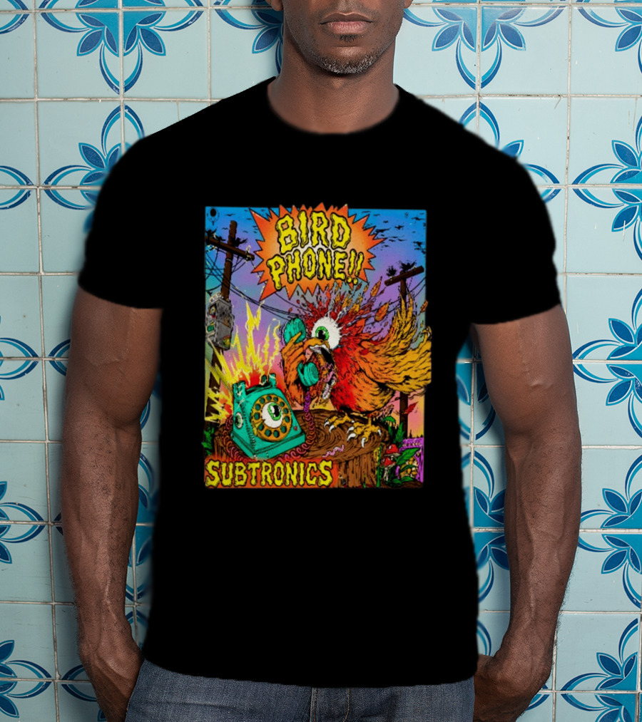 SUBTRONICS Bird Phone 2026 Friday Explosion T-Shirt