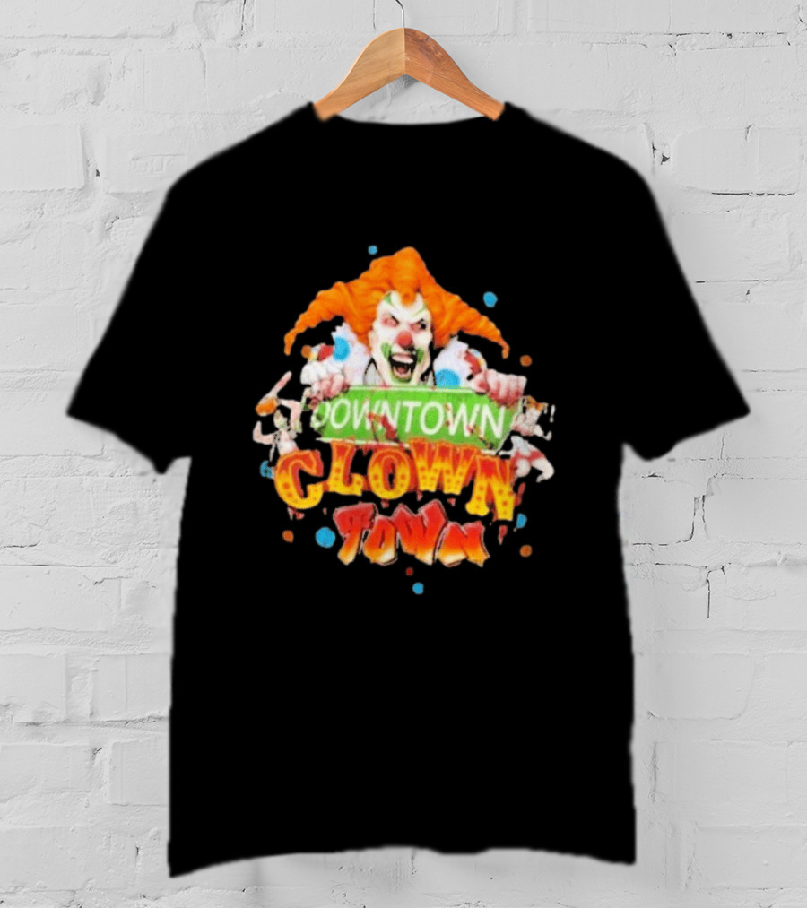 Halloween Horror Nights Downtown Clown Town Creepy Carnival Clown T-Shirt