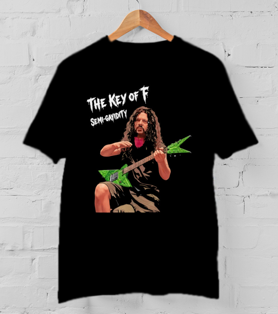 The Key Of F Semi Gayidity Dimebag Darrell Guitarist T-Shirt