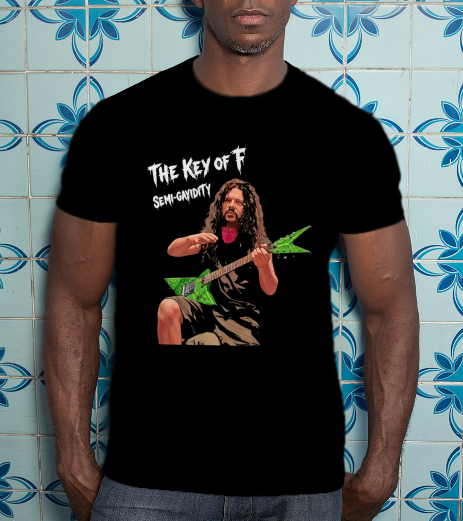 The Key Of F Semi Gayidity Dimebag Darrell Guitarist T-Shirt