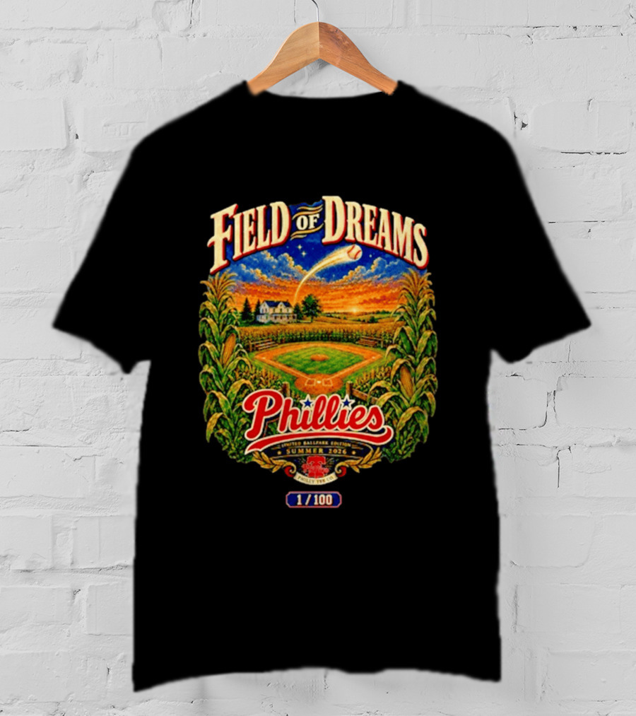 Field Of Dreams Phillies Limited Ballpark Edition Summer 2026 1/100 T-Shirt