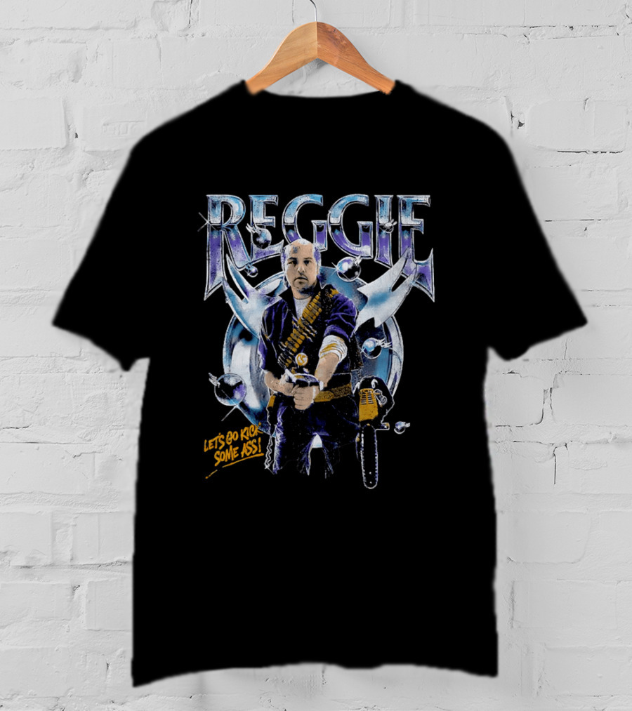 Reggie Let's Go Kick Some Ass Phantasm Retro Movie T-Shirt