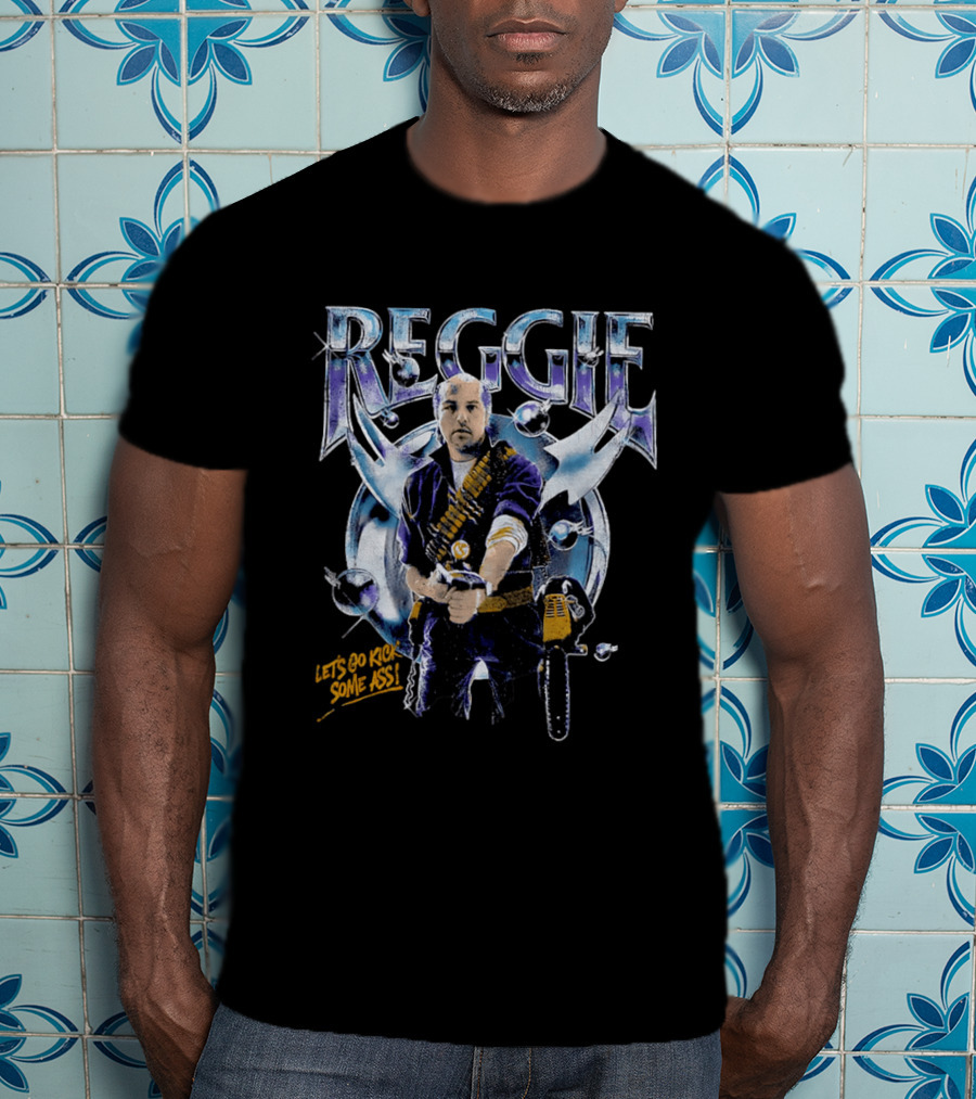 Reggie Let's Go Kick Some Ass Phantasm Retro Movie T-Shirt