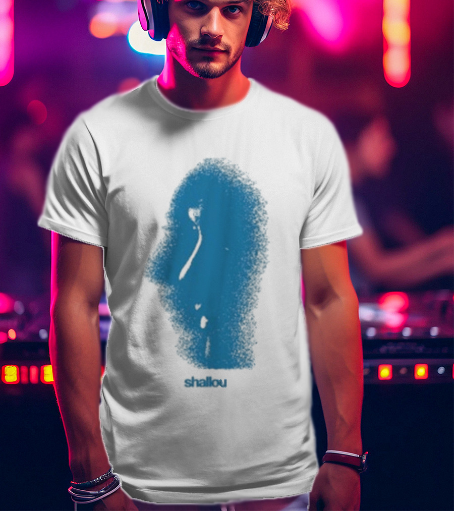 Ambient Inks Shallou Silhouette Blue Profile T-Shirt