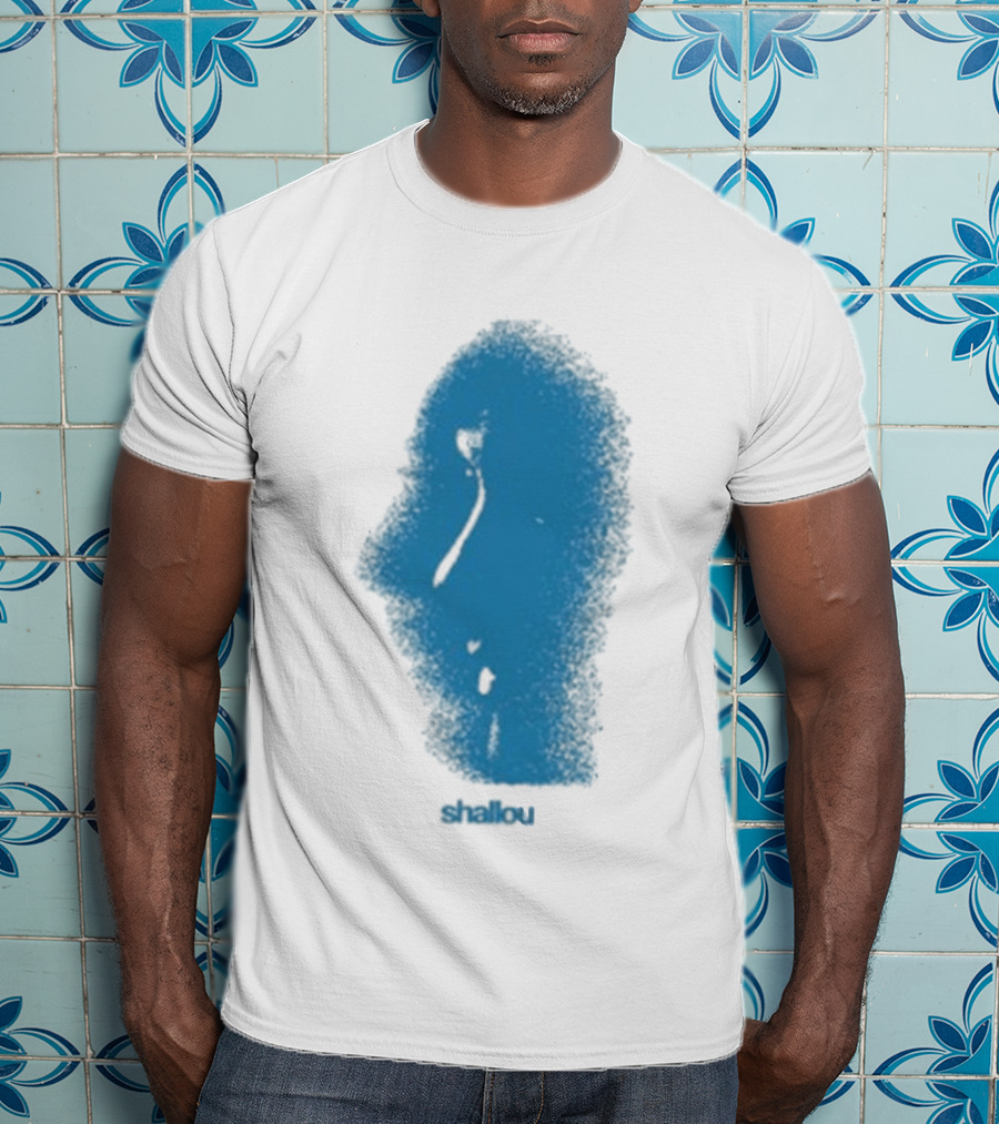 Ambient Inks Shallou Silhouette Blue Profile T-Shirt