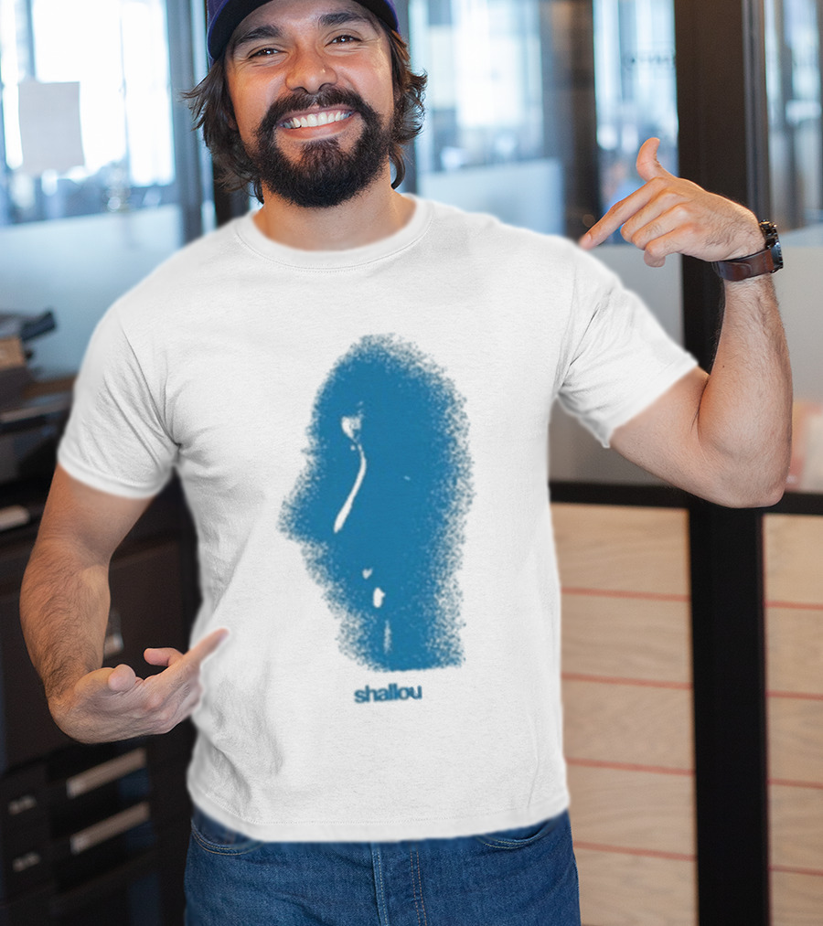 Ambient Inks Shallou Silhouette Blue Profile T-Shirt