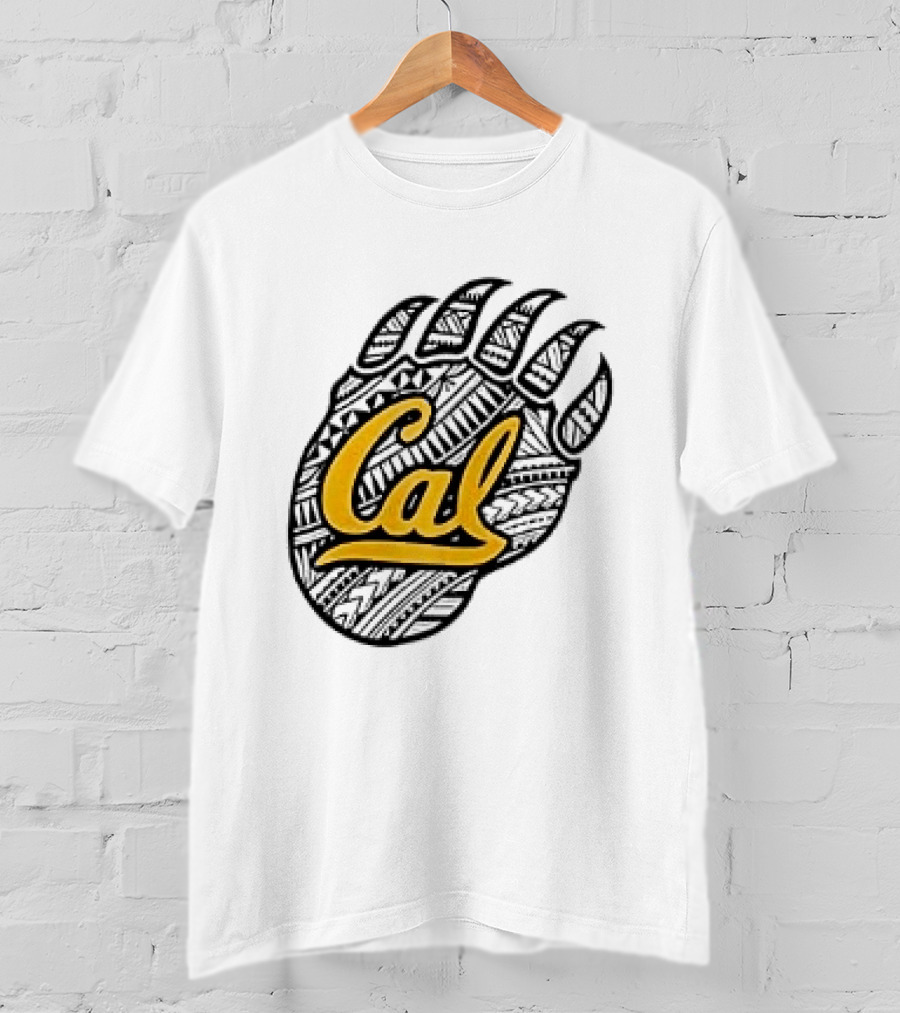 Cal Bears Football From The Bay To The Islands Bear Claw T-Shirt