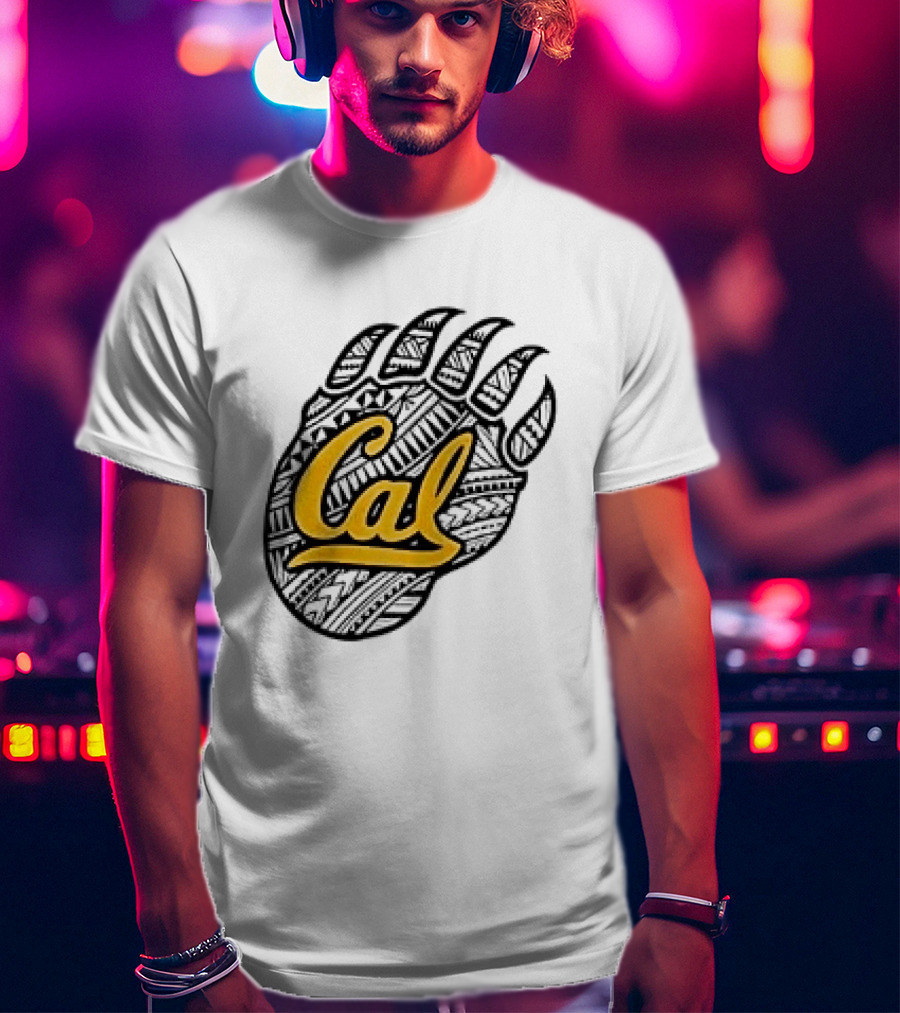 Cal Bears Football From The Bay To The Islands Bear Claw T-Shirt