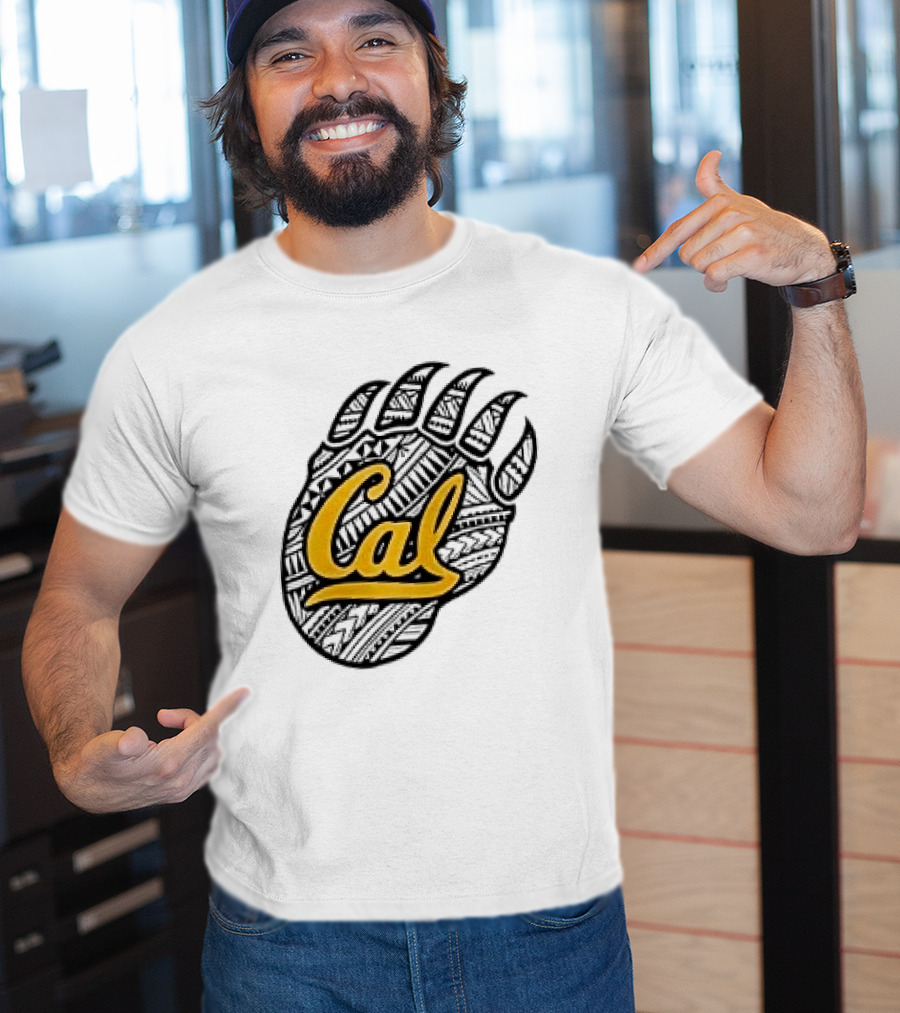 Cal Bears Football From The Bay To The Islands Bear Claw T-Shirt