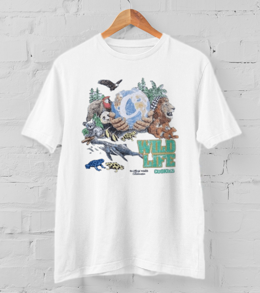 Wildlife World Cookies Animals And Nature Conservation T-Shirt