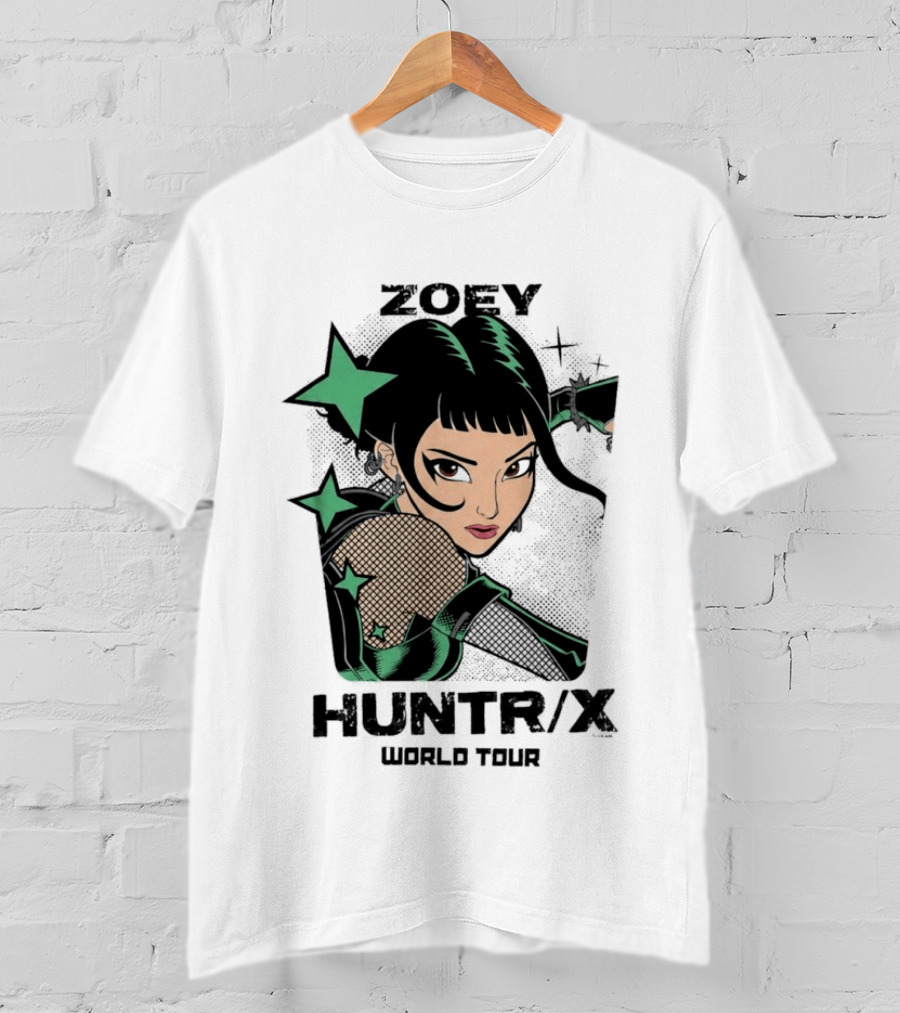Zoey Huntr/X Girlz Tour Kpop Demon Hunters T-Shirt