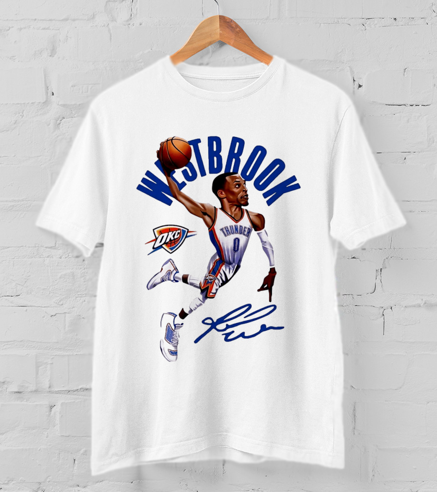 Russell Westbrook Oklahoma City Thunder OKC NBA Westbrook Thunder T-Shirt