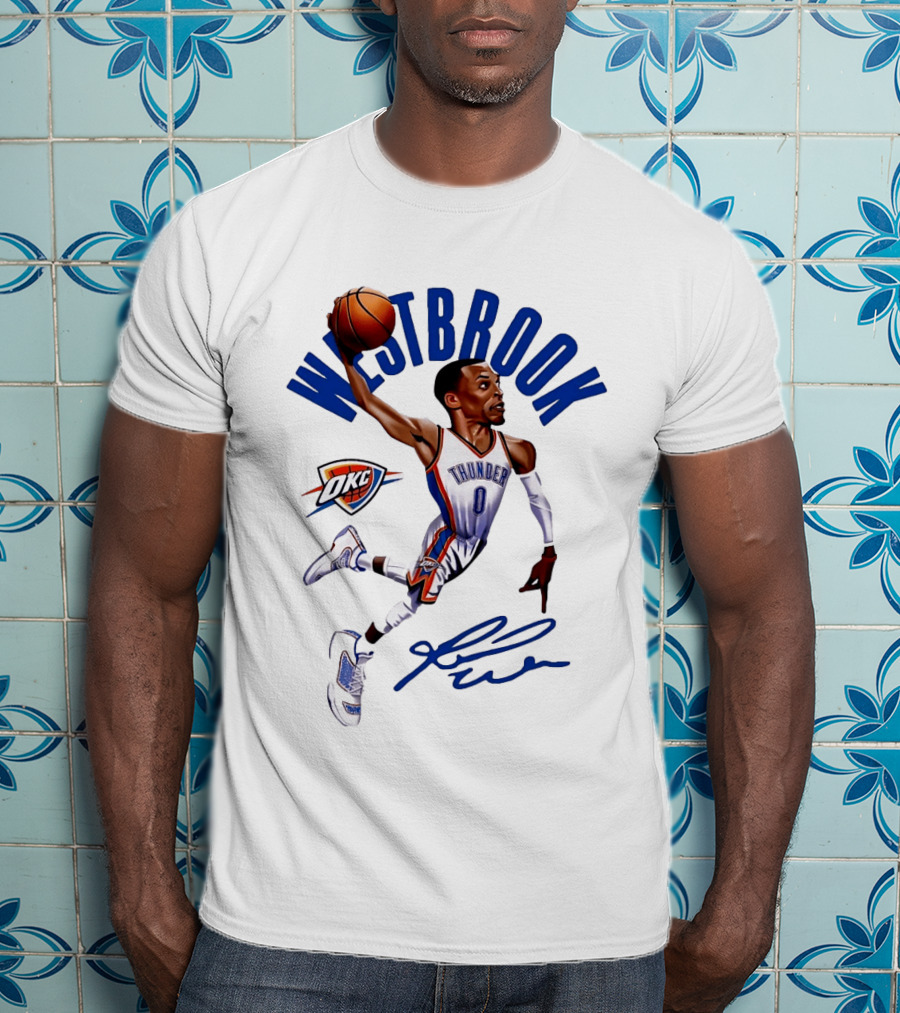 Russell Westbrook Oklahoma City Thunder OKC NBA Westbrook Thunder T-Shirt