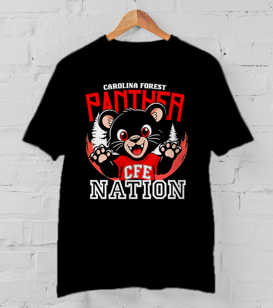 Carolina Forest Panther CFE Nation Cute T-Shirt