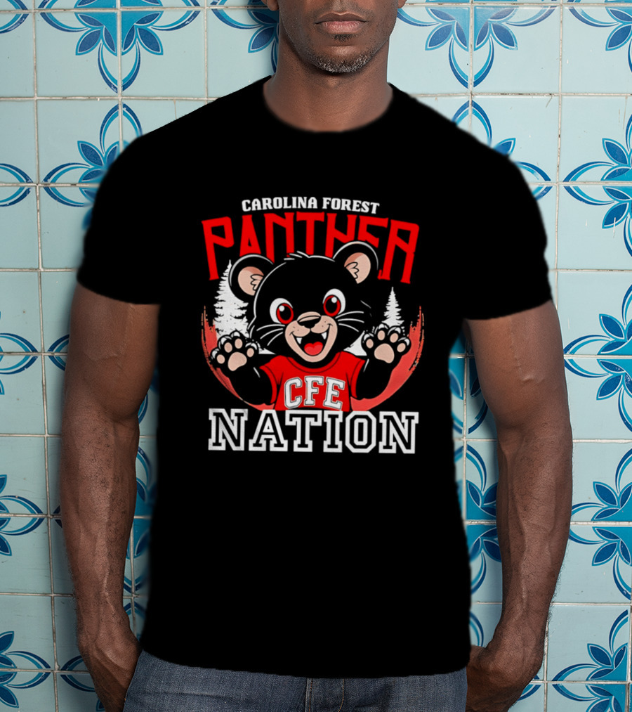 Carolina Forest Panther CFE Nation Cute T-Shirt