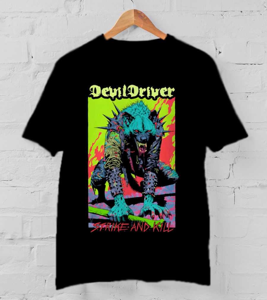 DevilDriver Strive And Kill Bone Hyena T-Shirt